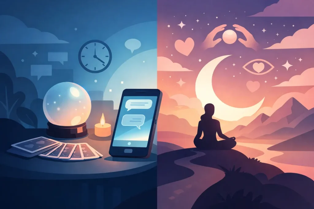 Consultation immédiate ou rendez-vous spirituel ?